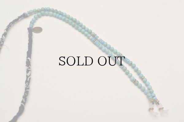 画像1: MIKIA　" beads Glasses Cord "　col.Turquoise