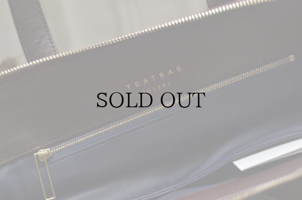 画像6: TSATSAS　" LUCID NINETY L - Leather Shoulder / Hand Bag "　col.BURGUNDY