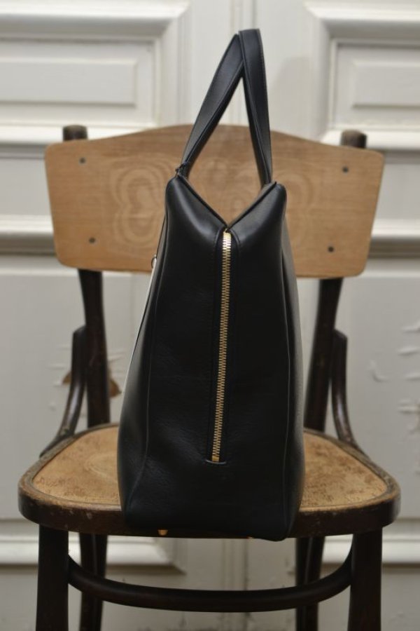 画像4: TSATSAS　" COEN - Leather Shoulder / Hand Bag "　col.BLACK