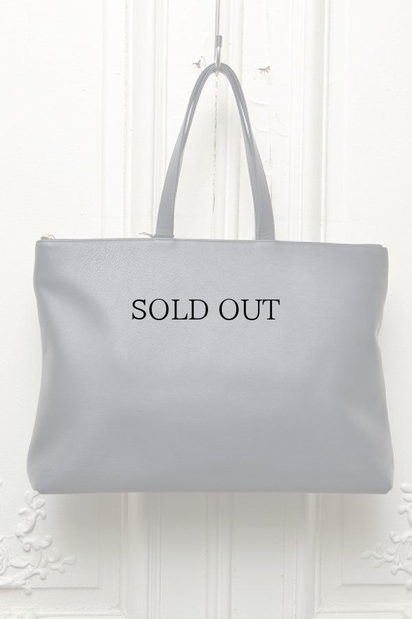 画像7: TSATSAS　" LUCID NINETY L - Leather Shoulder / Hand Bag "　col.NAVY