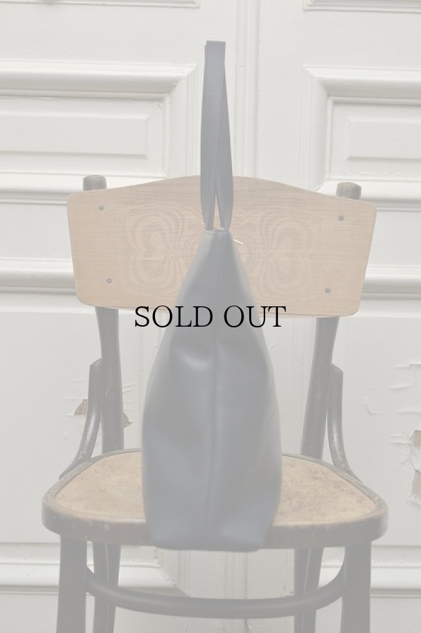 画像3: TSATSAS　" LUCID NINETY L - Leather Shoulder / Hand Bag "　col.NAVY