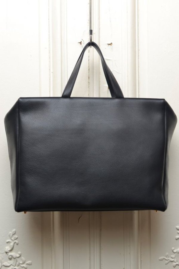 画像1: TSATSAS　" COEN - Leather Shoulder / Hand Bag "　col.BLACK