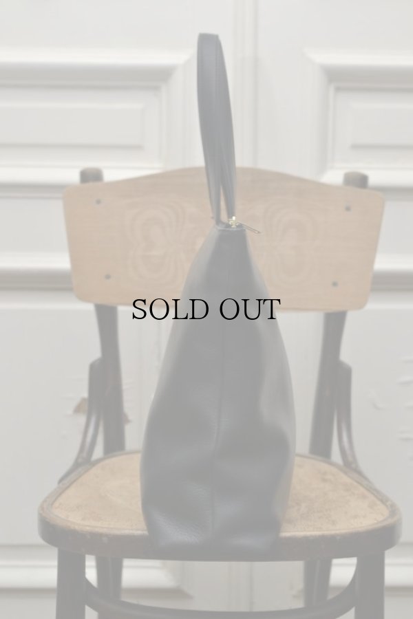 画像4: TSATSAS "LUCID NINETY L"　Leather Shoulder / Hand Bag  col.BLACK