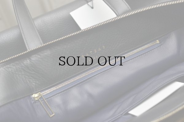 画像6: TSATSAS "LUCID NINETY L"　Leather Shoulder / Hand Bag  col.BLACK