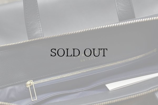 画像6: TSATSAS　" LUCID NINETY L - Leather Shoulder / Hand Bag "　col.NAVY