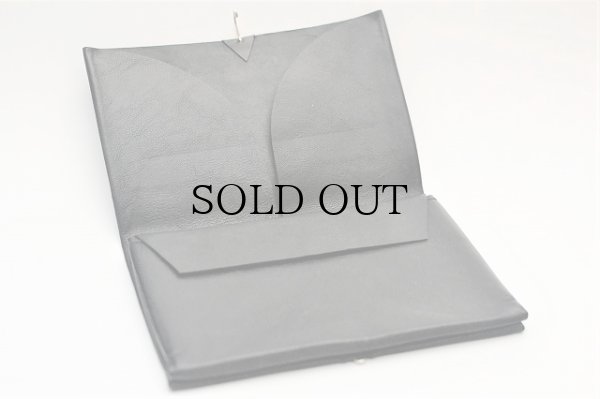 画像6: m.a+ " EXTRA LARGE WALLET WITH HOOK " col.GOAT LEATHER BLACK