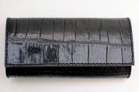 Felisi　" 921/SA Key Case - Embossed Crocodile "   col.BLACK