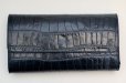 画像1: Felisi　" 447/SA Long Wallet - Embossed Crocodile "　col.BLUE(NAVY) (1)