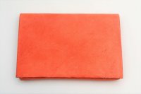 m.a+　" SMALL WALLET "　col.KANGAROO LEATHER TIGERLILY RED