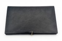 m.a+　" EXTRA LARGE WALLET WITH HOOK "　col.GOAT LEATHER BLACK