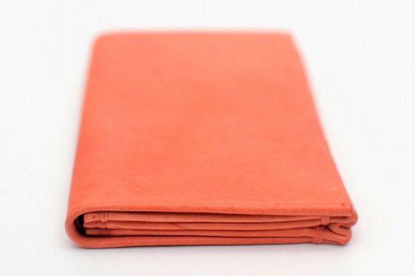 画像4: m.a+　" SMALL WALLET "　col.KANGAROO LEATHER TIGERLILY RED