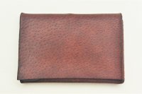 m.a+　" SMALL WALLET "　col.PIG LEATHER WINE(LIGHT)