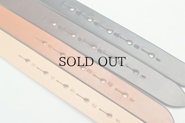 画像5: JABEZ CLIFF　" Stirrup Leather Belt "　col.CHESNUTT