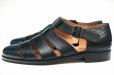画像1: F.lli Giacometti　" Fausto - Gurkha sandals "　col.Blu (1)