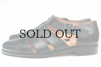 F.lli Giacometti　" Fausto - Gurkha sandals "　col.Blu