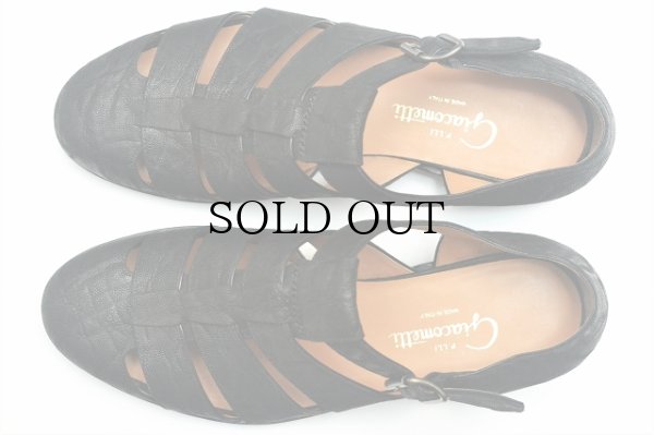 画像3: F.lli Giacometti　" Gurkha sandals - Elephant "　col.Nera