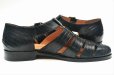 画像2: F.lli Giacometti　" Fausto - Gurkha sandals "　col.Blu (2)