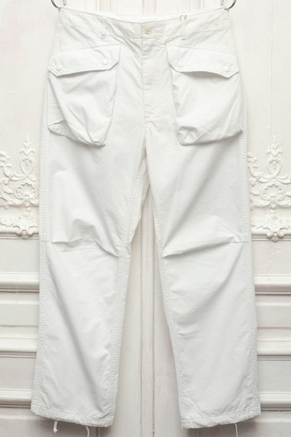 画像1: Engineered Garments　" Norweigan Pant - Cotton Ripstop "　col.White