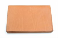 m.a+　" MEDIUM WALLET "　col.COW LEATHER NATURAL