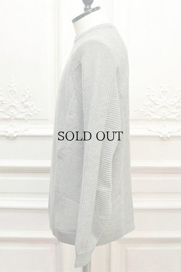 画像5: ACRONYM　" Cashllama Silk Mesh Crewneck Sweatshirt "　col.Gray