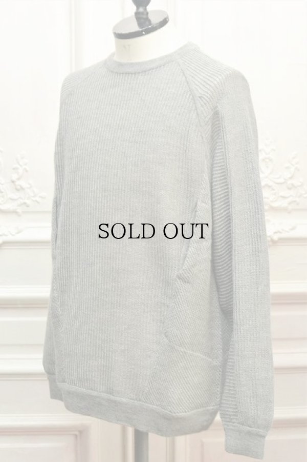 画像4: ACRONYM　" Cashllama Silk Mesh Crewneck Sweatshirt "　col.Gray