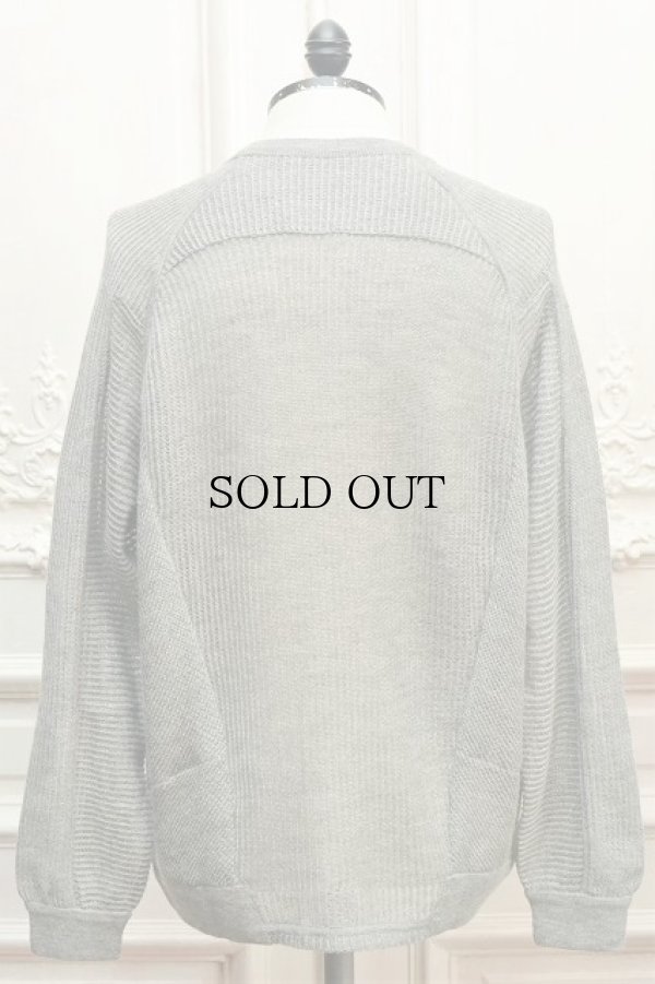 画像8: ACRONYM　" Cashllama Silk Mesh Crewneck Sweatshirt "　col.Gray