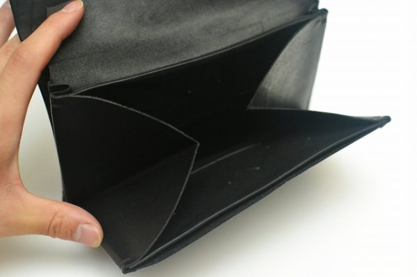 画像7: m.a+　" EXTRA LARGE WALLET "　col.COW LEATHER BLACK