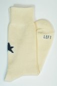 画像1: ROSTERSOX　" STAR SOCKS "　col.WHITE (ivory) x NAVY (1)