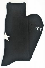 ROSTERSOX　" STAR SOCKS "　col.BLACK x WHITE