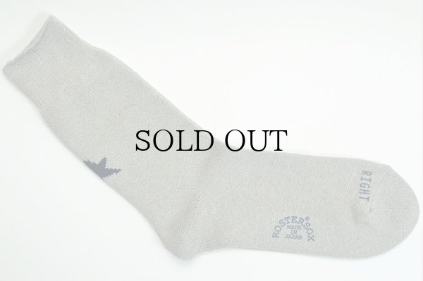 画像2: ROSTERSOX　" STAR SOCKS "　col.GREY x NAVY