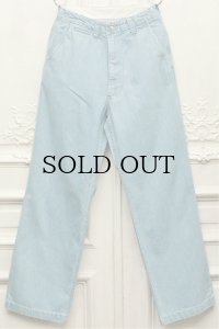 E.Tautz　" FIELD JEAN - WIDE "　col.BLEACHED INDIGO