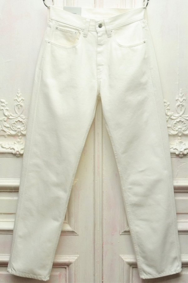 画像1: NAMACHEKO　" Uschi Denim Jeans "　col.White