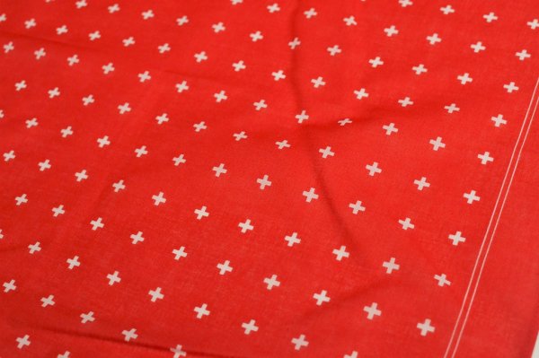 画像2: GLARNER TUECHLI　" Swiss Cross Bandana "　col.Red