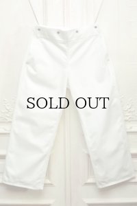 TUKI　" snap pants "　col.white(00)