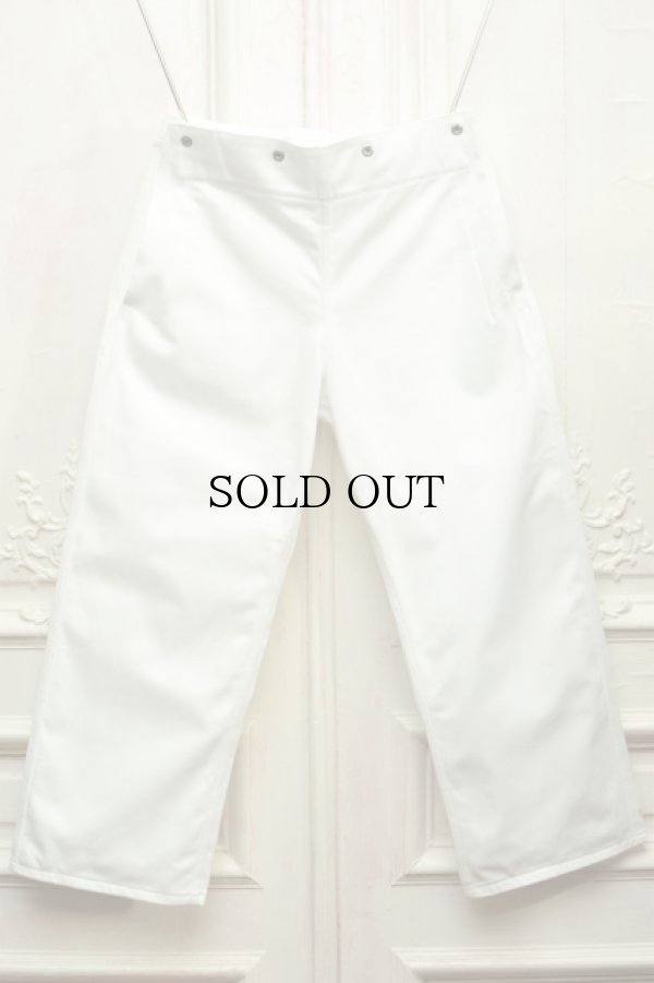 画像1: TUKI　" snap pants "　col.white(00)