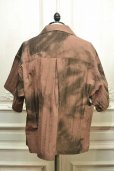 画像4: amachi.　"  Packable Meeting Shirt "　col.Brown Uneven Dye (4)