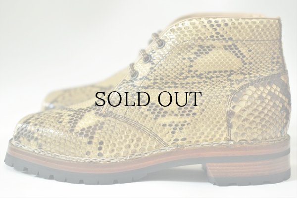 画像1: MARMOLADA 　" Chukka Boots - Python "　col.BEIGE