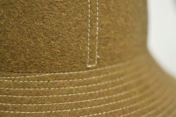 画像4: KIJIMA TAKAYUKI　" Rabbit Hair Felt Cloche Hat "　col.Beige