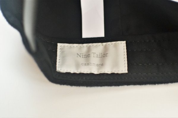 画像6: Nine Tailor　" Cashmere Cap "　col.Black