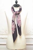 画像1: GLARNER TUECHLI　" Paisley Scarf - Deadstock 100×100 "　col.Wine (1)