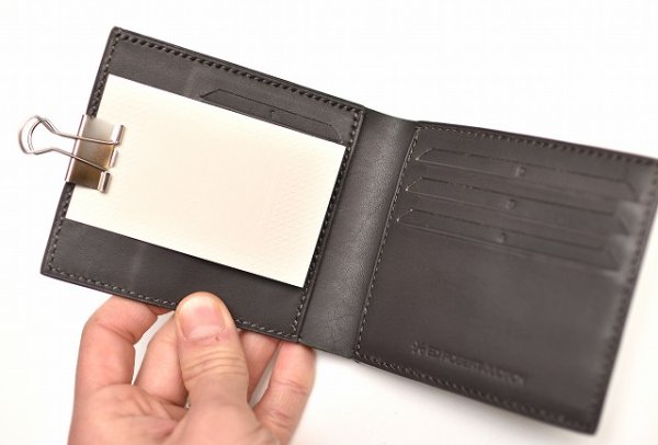 画像5: ED ROBERT JUDSON　" GEM - Flat Oil Smooth Half Wallet "　col.CHARCOAL(08)