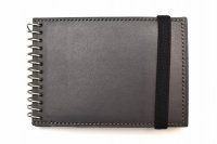 ED ROBERT JUDSON　" MEMO - Flat Oil Smooth Harf Wallet "　col.CHARCOAL(08)