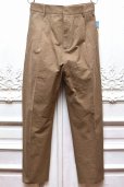 画像1: Cristaseya　" Pleated Large Trousers - Seersucker "　col.Brown (1)