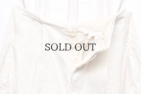 画像2: Olubiyi Thomas　" Kick Back Cargo Trousers W Eyelets "　col.OFF WHITE