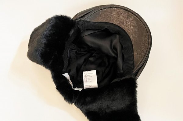 画像9: KIJIMA TAKAYUKI " Cow Leather Casqette " col.Black