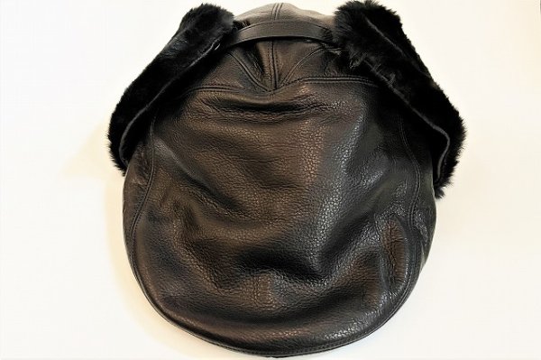 画像3: KIJIMA TAKAYUKI " Cow Leather Casqette " col.Black