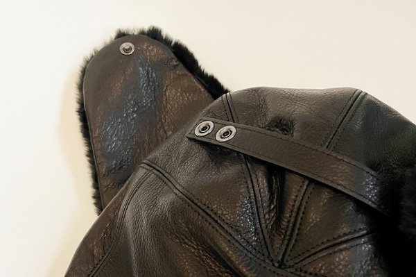 画像6: KIJIMA TAKAYUKI " Cow Leather Casqette " col.Black