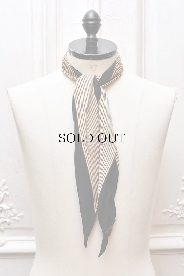 画像1: Fratelli Luigi　" Rhombus Scarf - ST "　col.Black / Camel