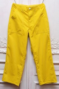 TUKI　" beaker pants "　col.Yellow（24）