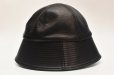 画像1: KIJIMA TAKAYUKI　" Leather Metro Hat "　col.Black (1)
